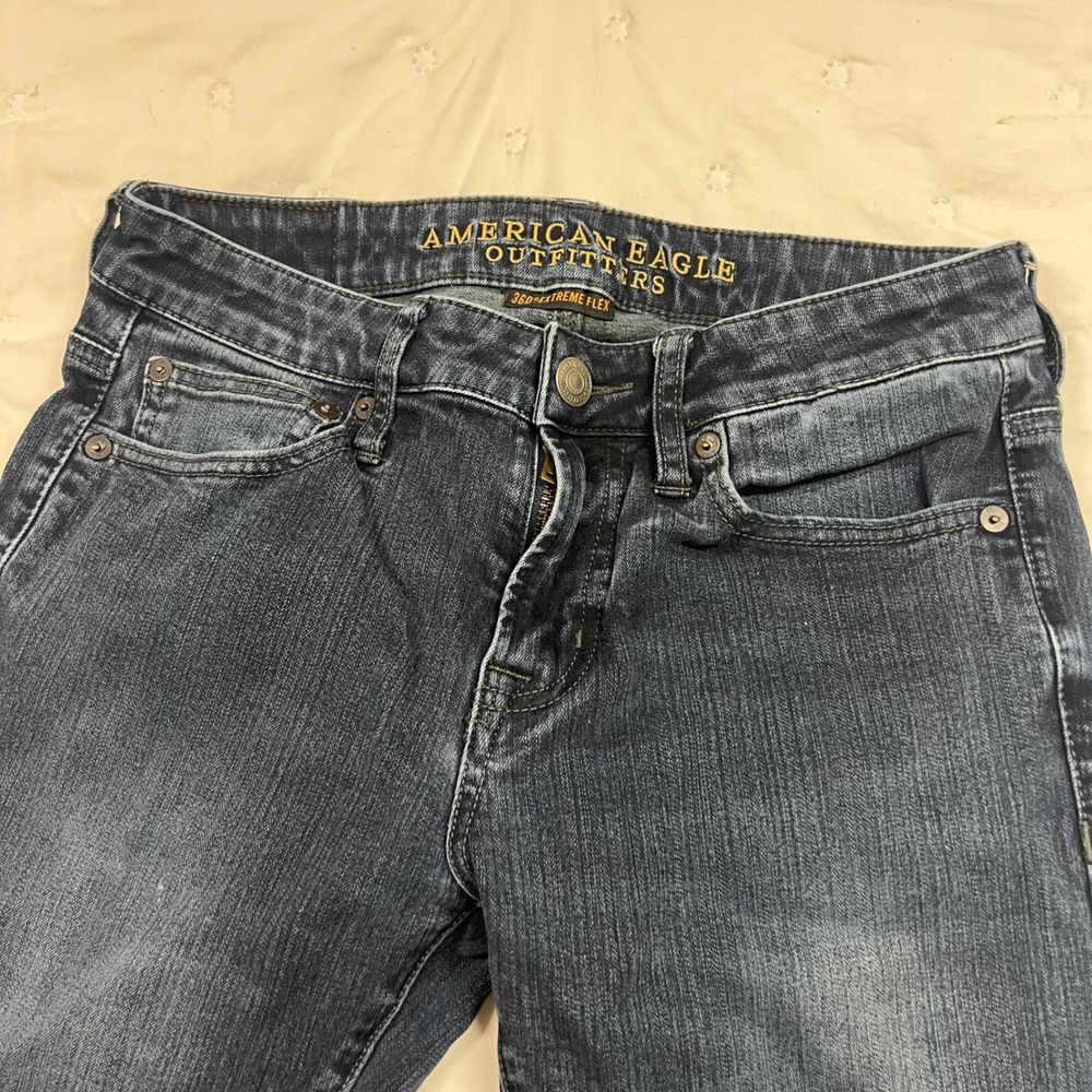 American Eagle 360 Extreme Flex Skinny Jeans Dark Wash Mens 29x30